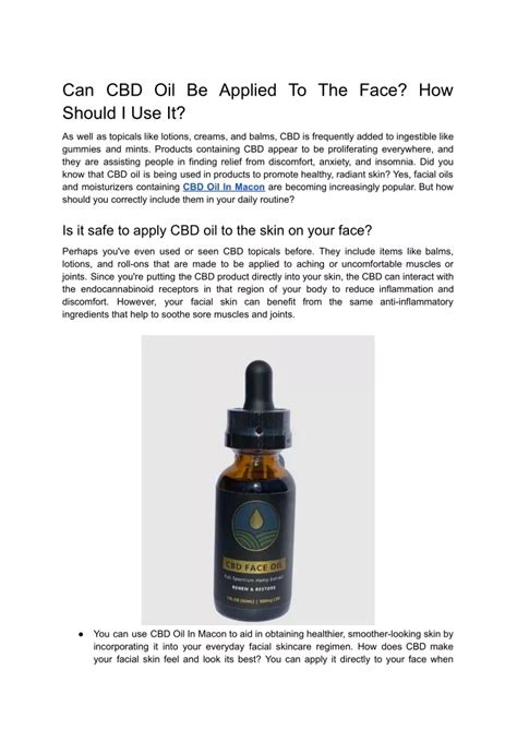 what can cbd oil be used for.
